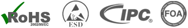 ROHS, ESD, IPC, FOA